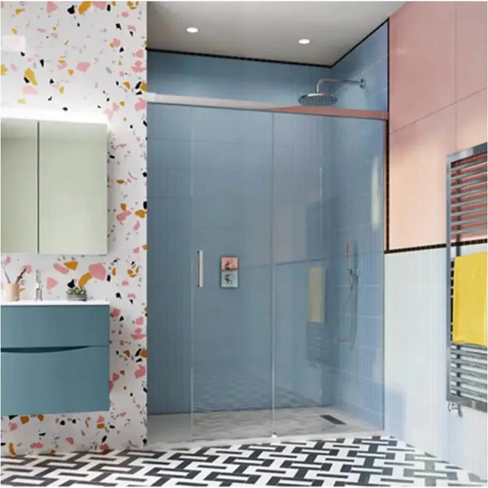 Crosswater DESIGN 8 Single Sliding Shower Door with Soft 