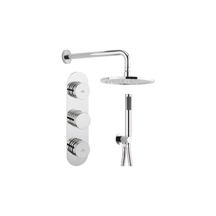 Crosswater Dial Central 2 Outlet Concealed Shower Valve