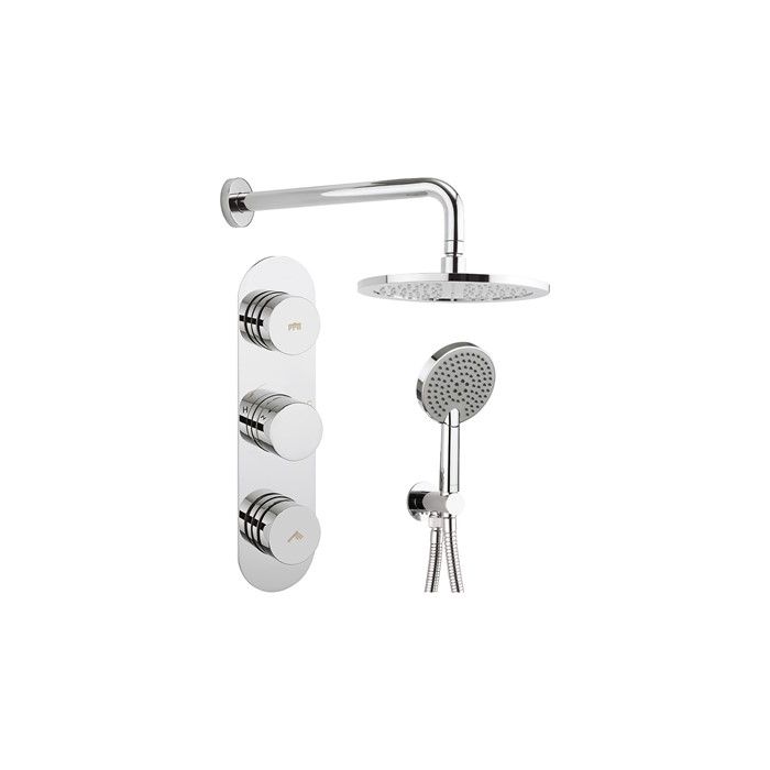 Crosswater Dial Central 2 Outlet Concealed Shower Valve