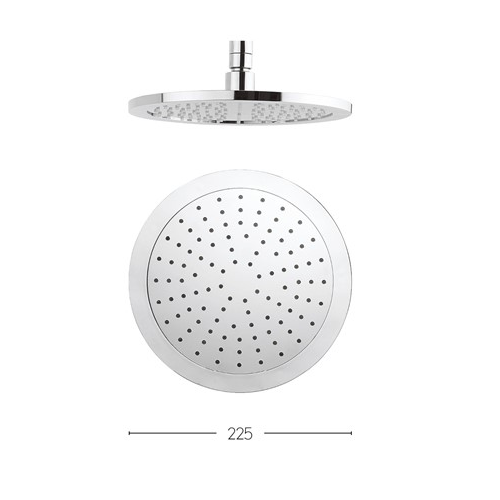 Crosswater Dial Fixed Shower Head - Ø225mm - Chrome