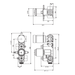Crosswater Dial Kai Lever 1 Outlet Portrait Thermostatic
