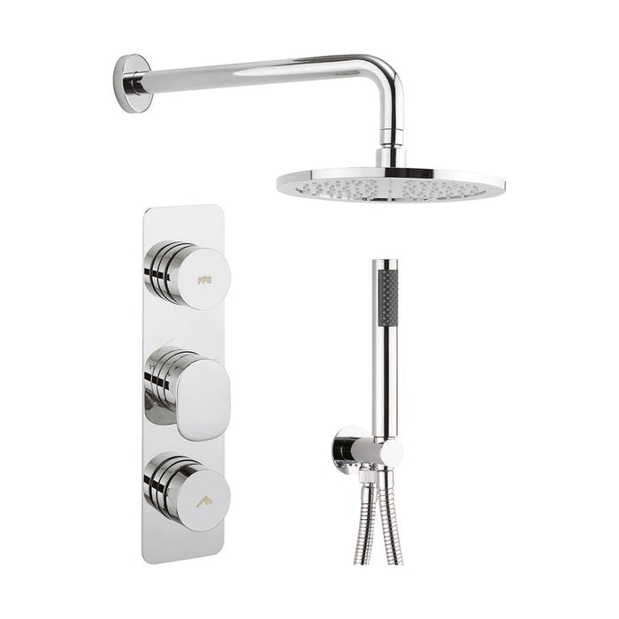 Crosswater Dial Pier 2 Outlet Thermostatic Concealed Shower