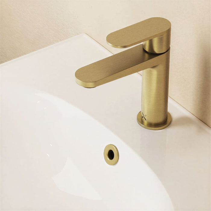 Crosswater Drift Mono Basin Mixer Tap With Click Clack Waste