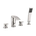 Crosswater Flow 4 Hole Bath Shower Mixer Tap With Kit