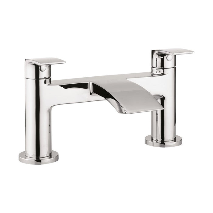 Crosswater Flow Dual Lever Bath Filler Tap Chrome - Taps