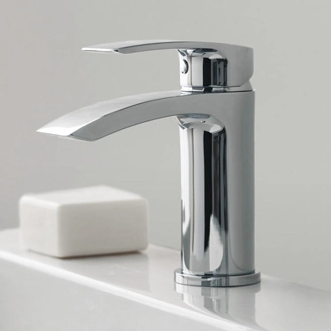 Crosswater Flow Mono Basin Mixer Tap With Click Clack Waste