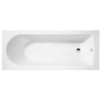 Crosswater Flow Single Ended Bath - White - Standard Baths
