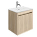 Crosswater Flute 1 Drawer Wall Hung Vanity Unit With Basin