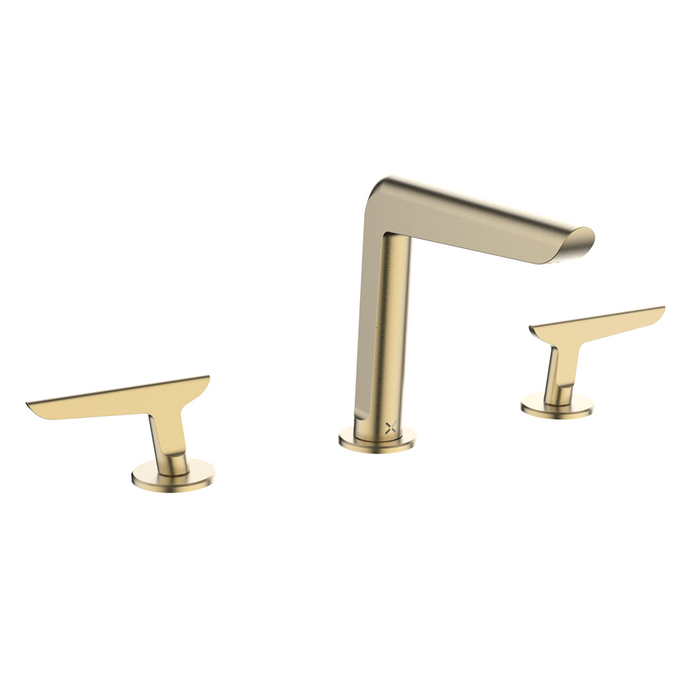 Crosswater Foile 3 Hole Deck Mounted Basin Mixer Tap