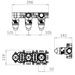 Crosswater Foile Module 2 Outlet 2 Handle Concealed Shower