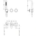 Crosswater Foile Module 2 Outlet 2 Handle Concealed Shower