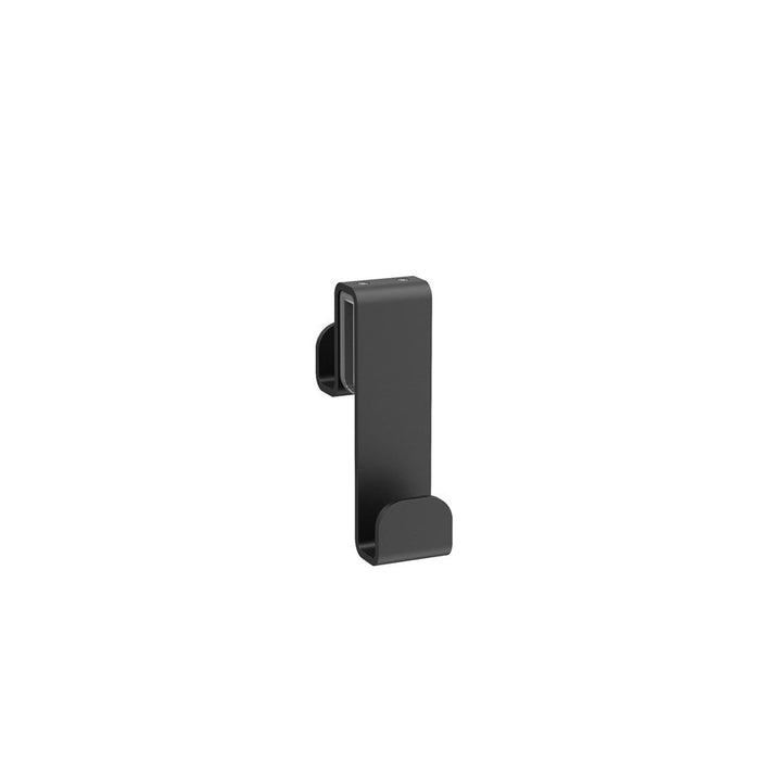 Crosswater Fold Single Over Shower Hook - Matt Black - Robe
