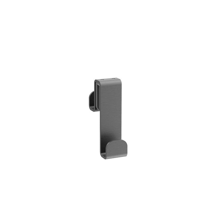 Crosswater Fold Single Over Shower Hook - Slate - Robe Hooks