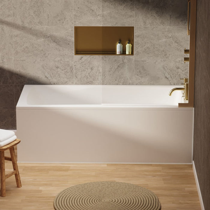 Crosswater Front Bath Panel - White