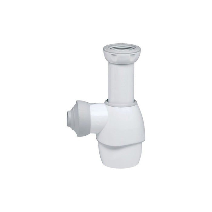 Crosswater Furniture Short Basin Trap - White - Bottle Traps