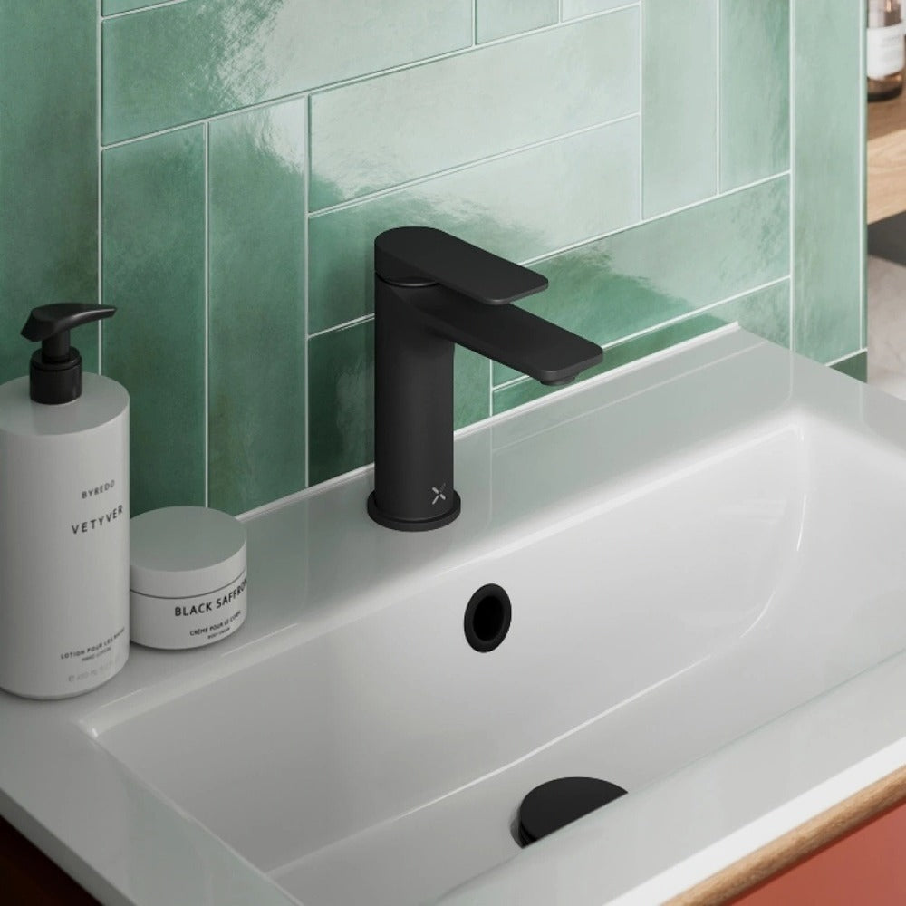 Crosswater Fuse Mono Basin Mixer Tap With Click Clake Waste — Bathroom ...