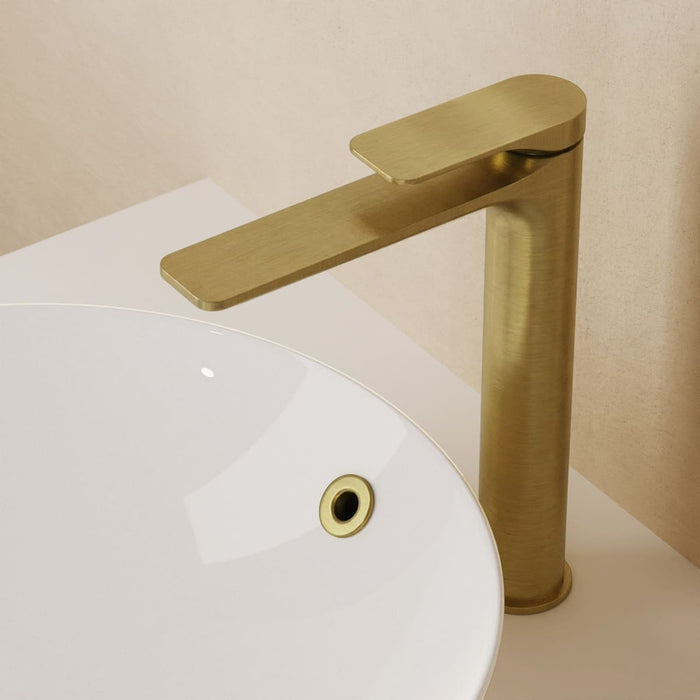 Crosswater Fuse Mono Tall Basin Mixer Tap with Click Clack Waste