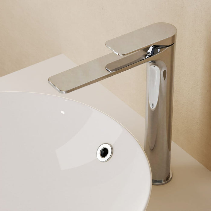 Crosswater Fuse Mono Tall Basin Mixer Tap with Click Clack Waste