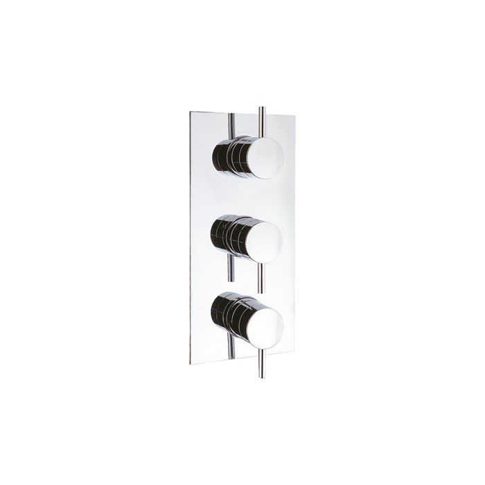 Crosswater Fusion 2 Outlet 3 Handle Concealed Thermostatic