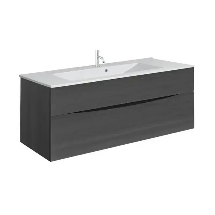 Crosswater Glide II Vanity Unit with Two Drawers and Ceramic