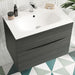 Crosswater Glide II Vanity Unit with Two Drawers and Ice