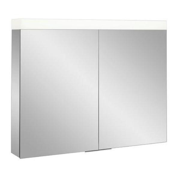 Crosswater Image 2 Door Illuminated Mirrored Cabinet