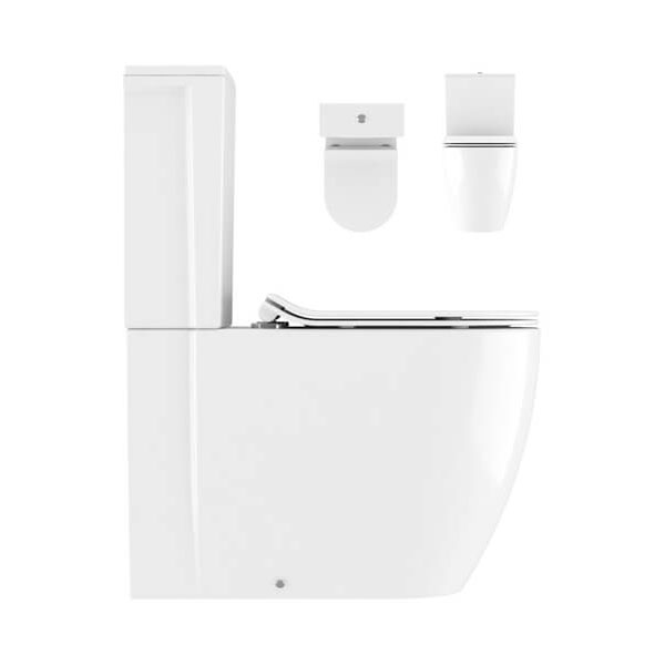 Crosswater Kai X Compact Close Coupled Toilet With Cistern