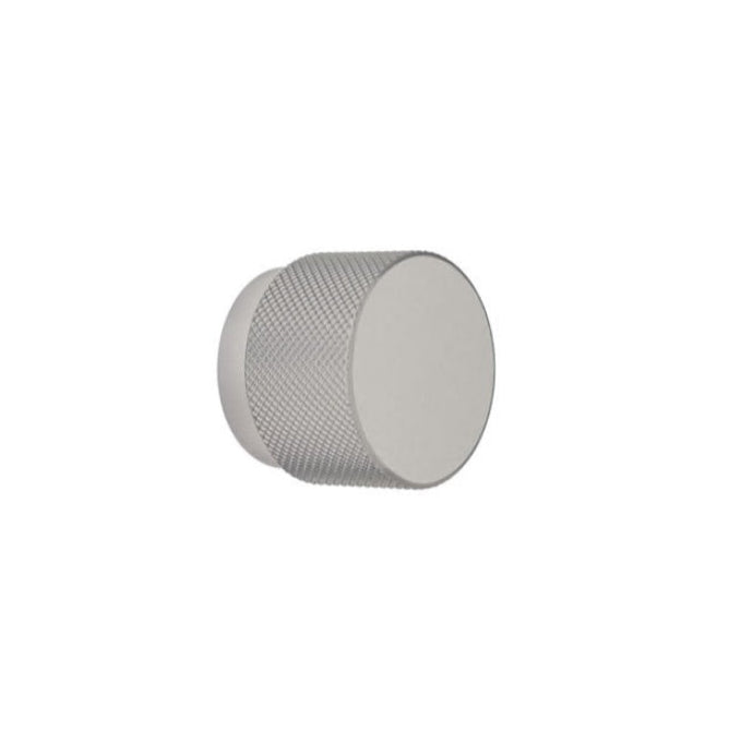 Crosswater Knurled Furniture Handle - Brushed Stainless