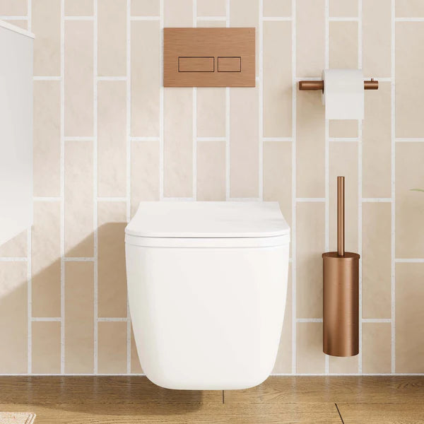Crosswater Libra Rimless Wall Hung Toilet With Soft Close Seat