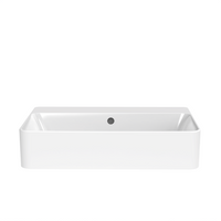 Crosswater Libra Semi Recessed Basin - 560mm Wide - Semi