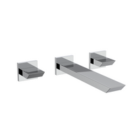 Crosswater Limit 3 Hole Wall Mounted Basin Mixer Tap