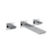 Crosswater Limit 3 Hole Wall Mounted Basin Mixer Tap