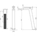 Crosswater Limit Deck Mounted Mono Tall Basin Mixer Tap