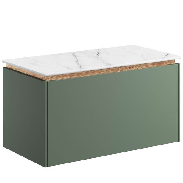 Crosswater Mada 1 Drawer Wall Hung Vanity Unit