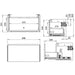 Crosswater Mada 1 Drawer Wall Hung Vanity Unit