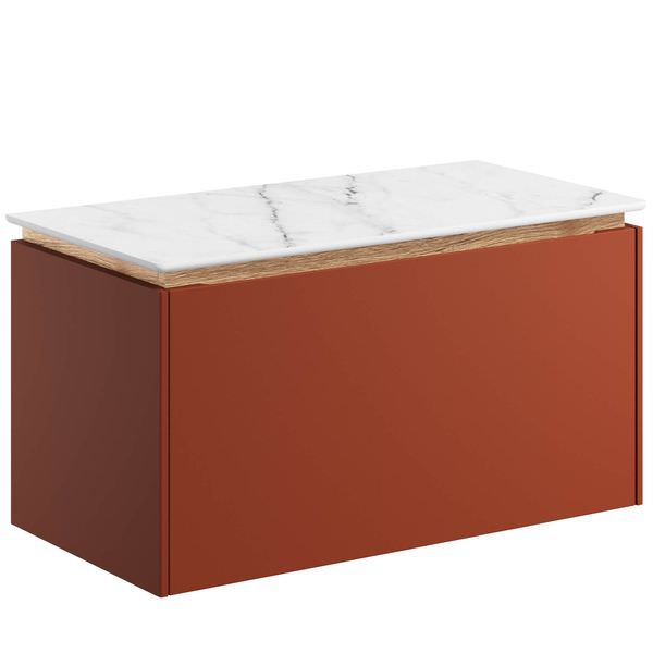 Crosswater Mada 1 Drawer Wall Hung Vanity Unit