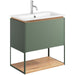 Crosswater Mada 1 Drawer Wall Hung Vanity Unit With Mineral