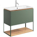 Crosswater Mada 1 Drawer Wall Hung Vanity Unit With Mineral