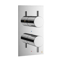 Crosswater MPRO 1 Outlet 2 Handle Concealed Thermostatic