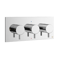 Crosswater MPRO 2 Outlet 3 Handle Landscape Concealed