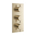Crosswater MPRO 2 Outlet 3 Handle Portrait Concealed