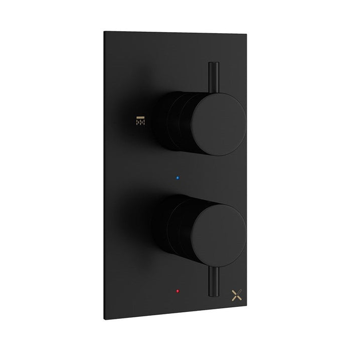 Crosswater MPRO 2 Outlet 2 Handle Portrait Thermostatic