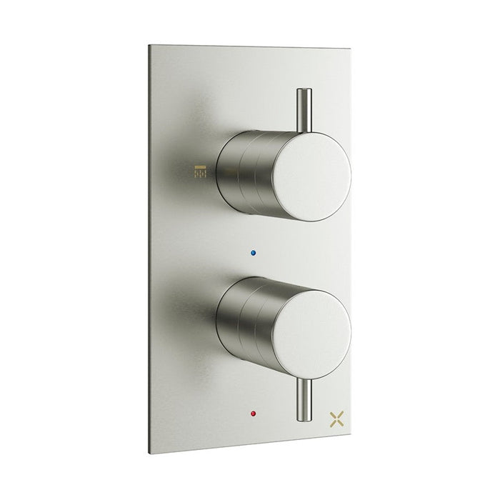 Crosswater MPRO 2 Outlet 2 Handle Portrait Thermostatic