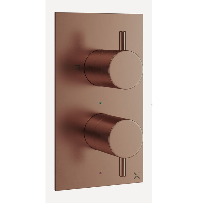 Crosswater MPRO 2 Outlet 2 Handle Portrait Thermostatic
