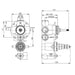 Crosswater MPRO 2 Outlet 2 Handle Thermostatic Bath