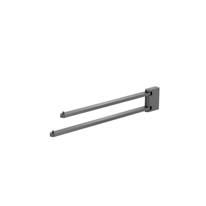 Crosswater MPRO 2 Swivel Towel Rail - Slate - Towel Rings