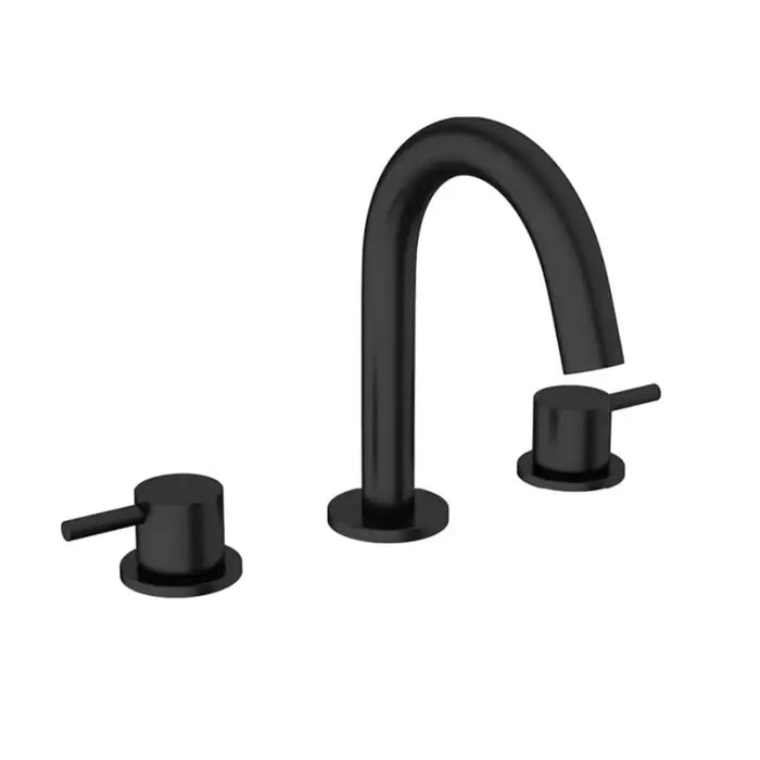 Crosswater MPRO 3 Hole Deck Mounted Basin Mixer - Matt Black