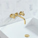 Crosswater MPRO 3 Hole Wall Mounted Basin Mixer - Taps