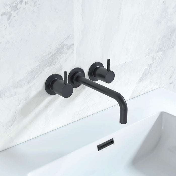 Crosswater MPRO 3 Hole Wall Mounted Basin Mixer - Taps