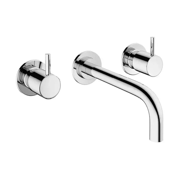 Crosswater MPRO 3 Hole Wall Mounted Basin Mixer - Chrome - 